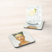 女王のNefertiti、スタッドからの正面図バスト、 コースター (右側)