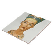 女王のNefertiti、スタッドからの正面図バスト、 タイル (側面)