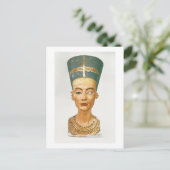 女王のNefertiti、スタッドからの正面図バスト、 ポストカード (スタンド正面)