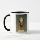 女王のNefertiti、正面図バスト マグカップ (左)