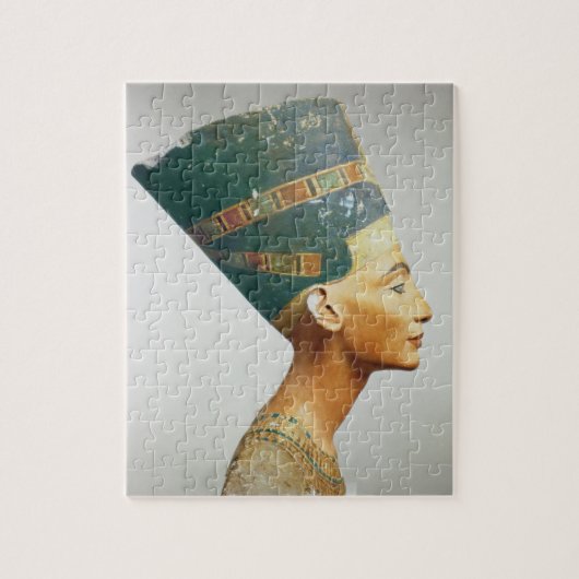 女王のNefertiti、studiからの側面図バスト、 ジグソーパズル (縦)