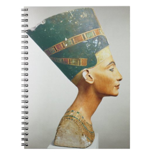 女王のNefertiti、studiからの側面図バスト、 ノートブック (正面)