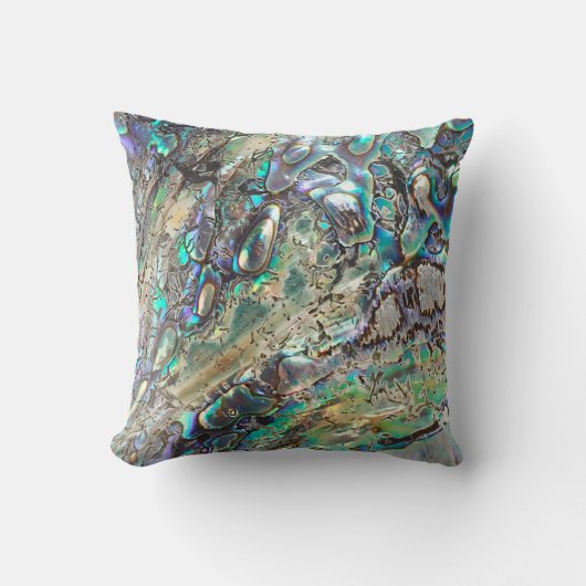 女王のpauaの貝 クッション (正面)