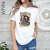 女王のRodeo Tee,女性のカーボーイギフト，女の子ボス Tシャツ