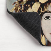 女王のShub広告によって擦り切れたなスメル人の頭飾り マウスパッド (コーナー)