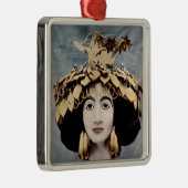 女王のShub広告によって擦り切れたなスメル人の頭飾り メタルオーナメント (右)