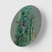 女王のTiyeのAmenophis III、Neの妻小像 ラウンド壁時計 (傾斜)