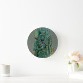 女王のTiyeのAmenophis III、Neの妻小像 ラウンド壁時計 (ホーム)