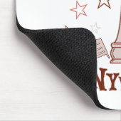 女王はどこにでも行くチェス – チェスおもしろい引用文 マウスパッド (コーナー)