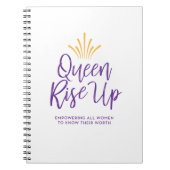 女王はノート立上がります ノートブック (正面)