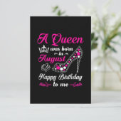 女王は女生まれ性の威厳がある誕生日 エンクロージャーカード (スタンド正面)