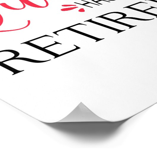 女王は女退職したを退おもしろい職する ポスター (角)