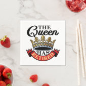 女王は女退職したを退ける スタンダードカクテルナプキン (インサイチュ)