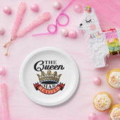 女王は女退職したを退ける ペーパープレート (パーティー)