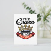 女王は女退職したを退ける ポストカード (スタンド正面)