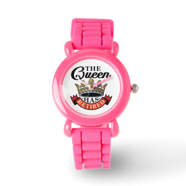 女王は女退職したを退ける 腕時計 (正面)