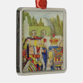 女王は来ました! そして彼女は怒りますありません。「 メタルオーナメント (右)