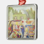 女王は来ました! そして彼女は怒りますありません。「 メタルオーナメント (左)