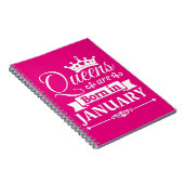 「女王は生まれ一月だ ノートブック (右側)