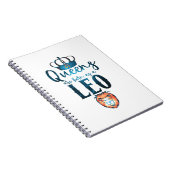 女王は生まれLEO〔占星術の〕十二宮図の標威厳がある記7月 ノートブック (右側)