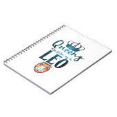 女王は生まれLEO〔占星術の〕十二宮図の標威厳がある記7月 ノートブック (左側)