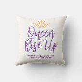 女王は装飾用クッション立上がります クッション (裏面)