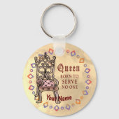 女王は誰にも仕えない キーホルダー (正面)