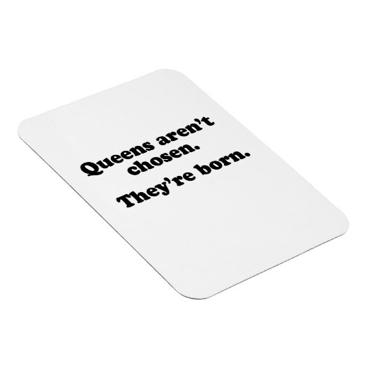 女王は選ばれてない生まれ マグネット (右側)