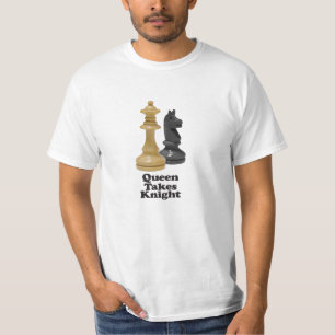 女王は騎士-価値Tシャツ--を取ります Tシャツ