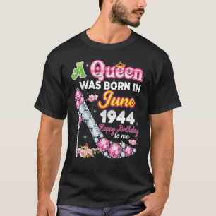 女王は1944生まれ年6月に幸せ78誕生日だった Tシャツ