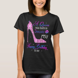 女王は1952生まれ年1月に71誕生日 Tシャツ