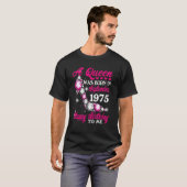 女王は1975年9月に幸福な47番目の出産だった Tシャツ (正面フル)