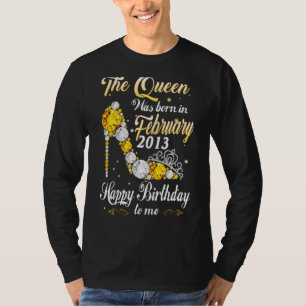女王は2013生まれ年2月に10誕生日だった Tシャツ