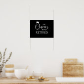 女王は2022年退職したの退職金を彼女のために持っている ポスター (キッチン)