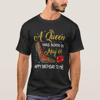 女王は5生まれ月01日に誕生日ヒョウ高H Tシャツ