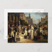 女王を受け取っているLouisa Napoleon Bonaparte ポストカード (正面/裏面)