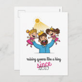 女王を王のように育てる シーズンポストカード (正面/裏面)