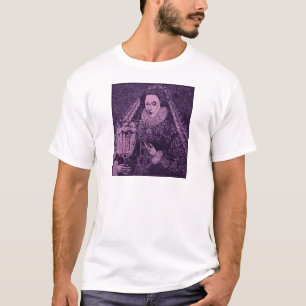 女王エリザベス1世ラベンダー Tシャツ