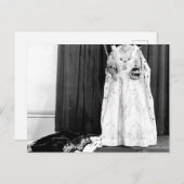 女王エリザベス2世が戴冠式に ポストカード (正面/裏面)