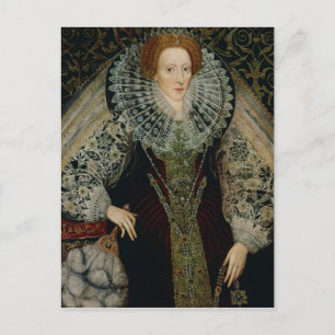 女王エリザベスI, c.1585-90 ポストカード