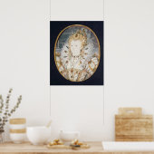 女王エリザベスI, c.1595-1600 ポスター (キッチン)