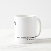 女王バチのマグ コーヒーマグカップ (正面右)