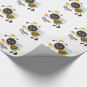 女王バチ ラッピングペーパー (角)