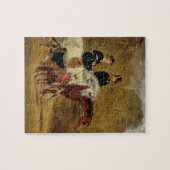 女王ビクトリア、王配及びHRHのスケッチ ジグソーパズル (横)