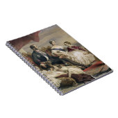 女王ビクトリア(1819-1901年)およびアルバート王子(1819年 ノートブック (右側)