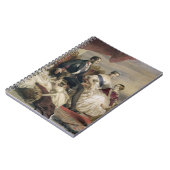 女王ビクトリア(1819-1901年)およびアルバート王子(1819年 ノートブック (左側)