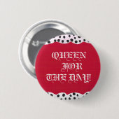 女王ボタン 缶バッジ (正面&裏面)