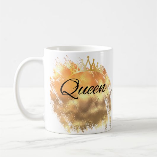 女王マグ コーヒーマグカップ (左)