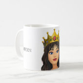 女王マグ コーヒーマグカップ (正面左)