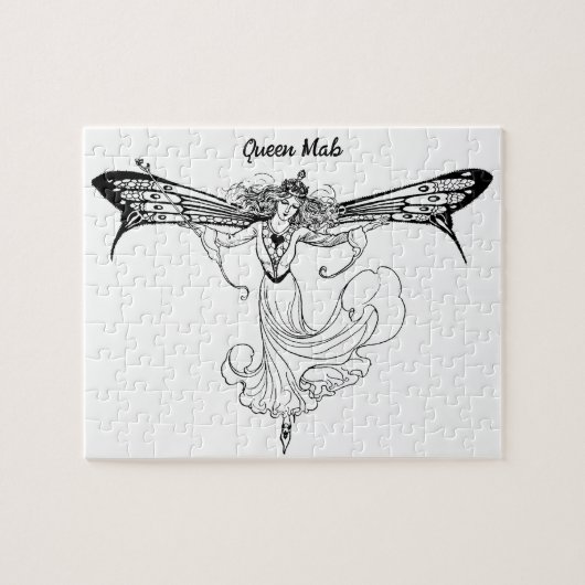 女王マブ・フェアリー、妖精の女王 ジグソーパズル (横)